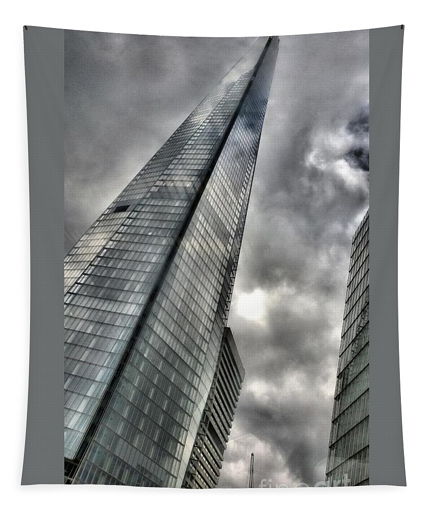 Shard Tapestry featuring the photograph Shard by Philip Openshaw