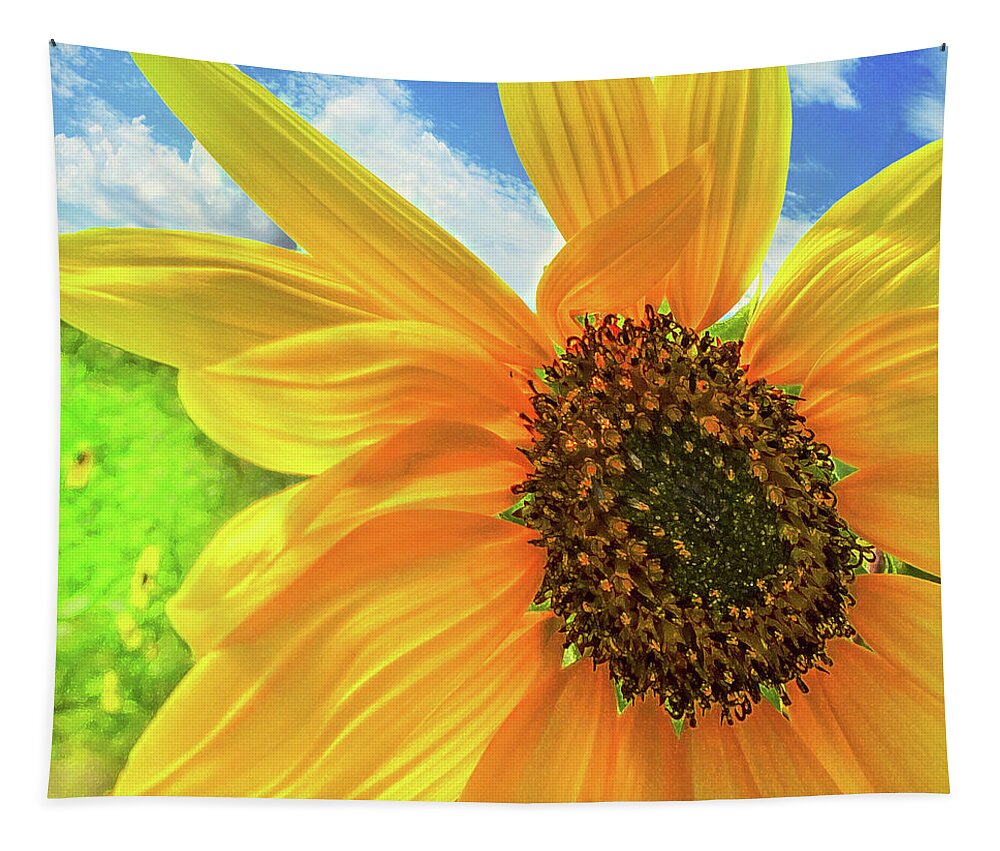 Flowers Tapestry featuring the photograph Shining In The Sun by John Anderson
