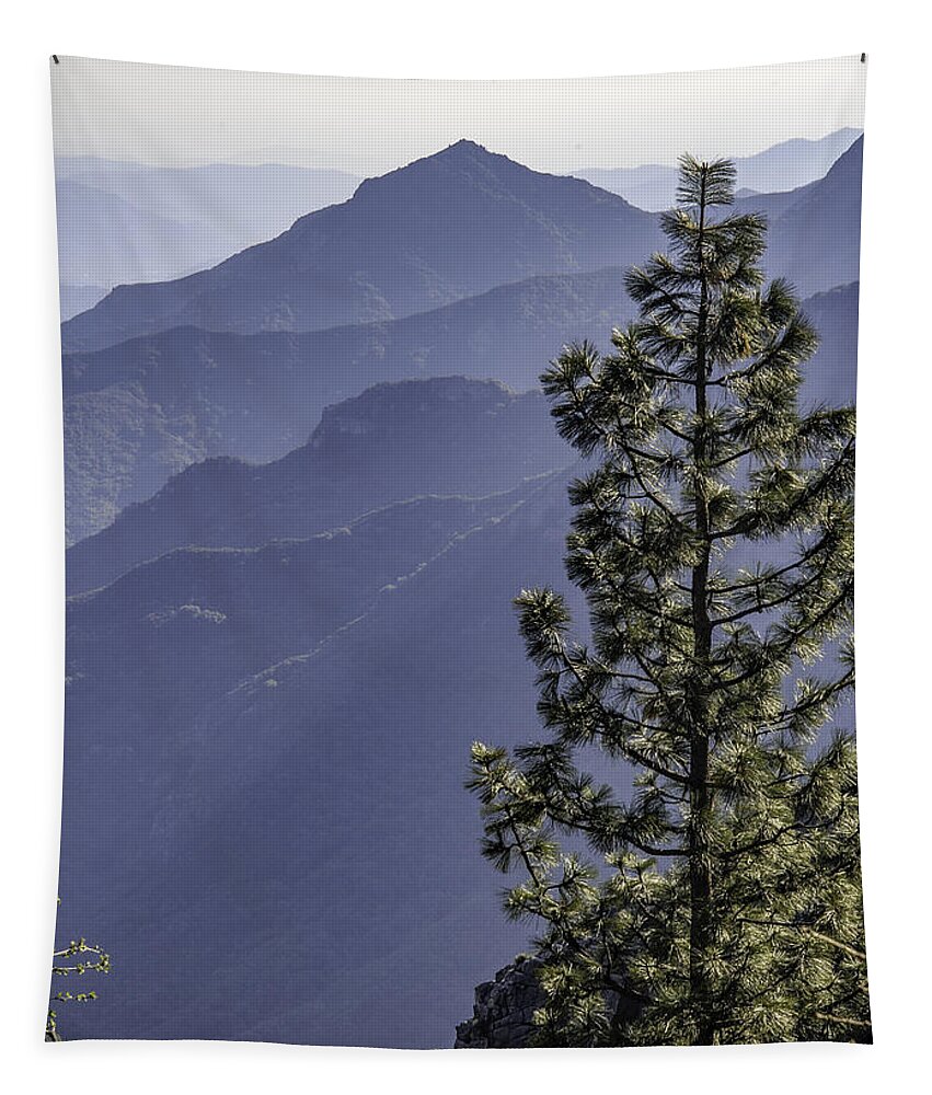 Sierra Nevada Tapestry featuring the photograph Sierra Nevada Foothills by Steven Sparks
