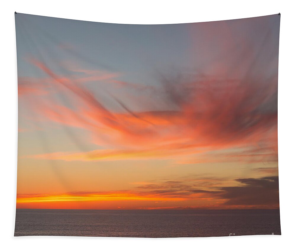 Clouds Tapestry featuring the photograph Sky Painting by Ana V Ramirez