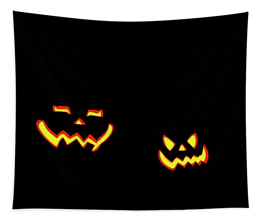 Halloween Tapestry featuring the photograph Smiling Jacks by Robert Wilder Jr