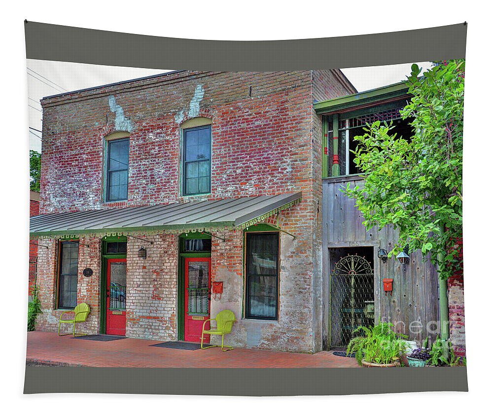 Smithville Texas Old House Tapestry featuring the photograph Smithville Texas Old House by Savannah Gibbs