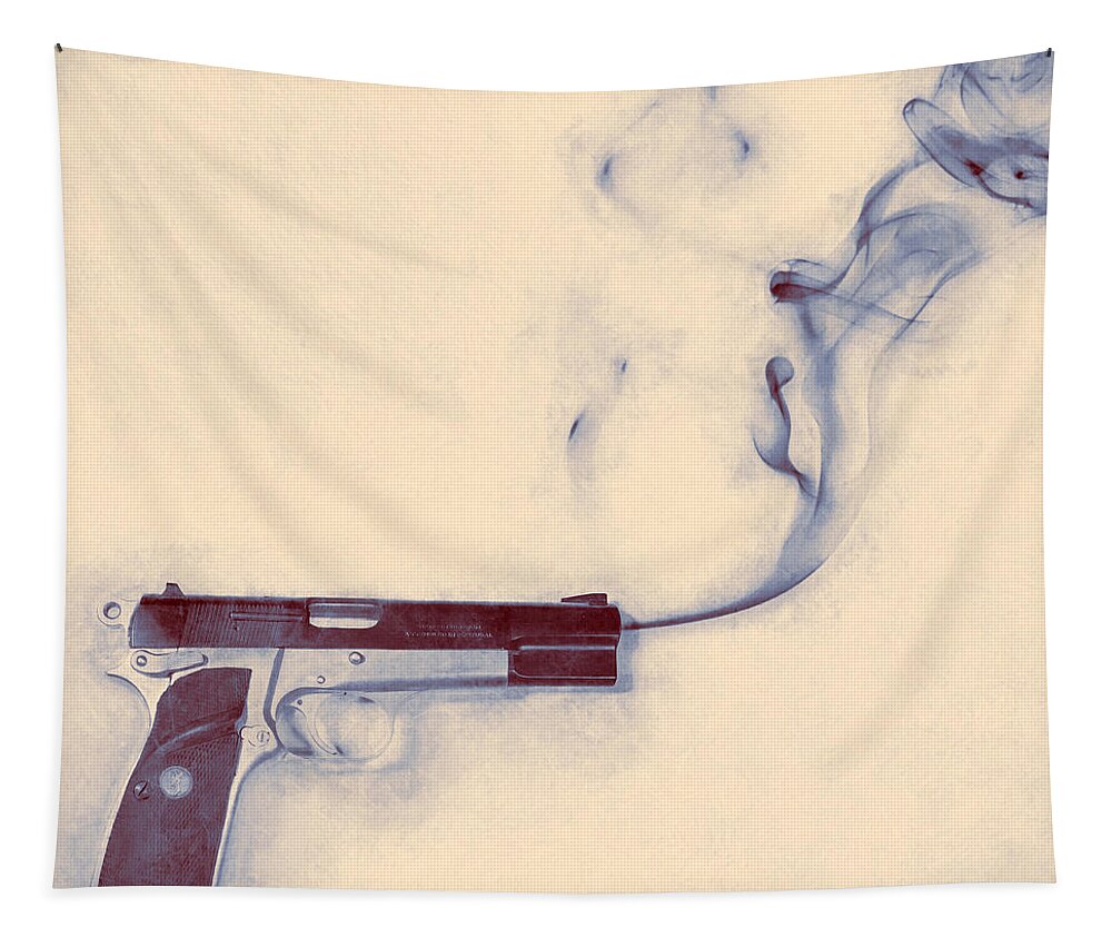 Scott Norris Photography Tapestry featuring the photograph Smoking Gun by Scott Norris