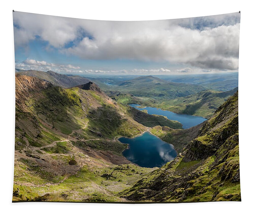 Snowdon Tapestry featuring the photograph Snowdon Summit by Adrian Evans