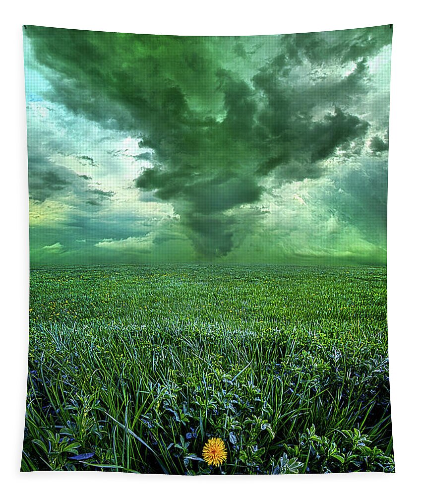 Dramatic Tapestry featuring the photograph So Do Not Fear For I Am Always With You by Phil Koch