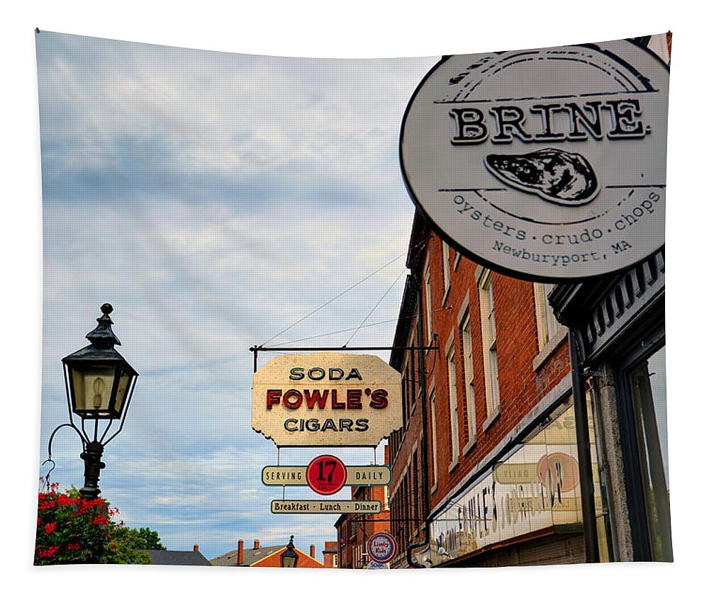 Signs Tapestry featuring the photograph Soda Cigars and Brine by Matt Swinden