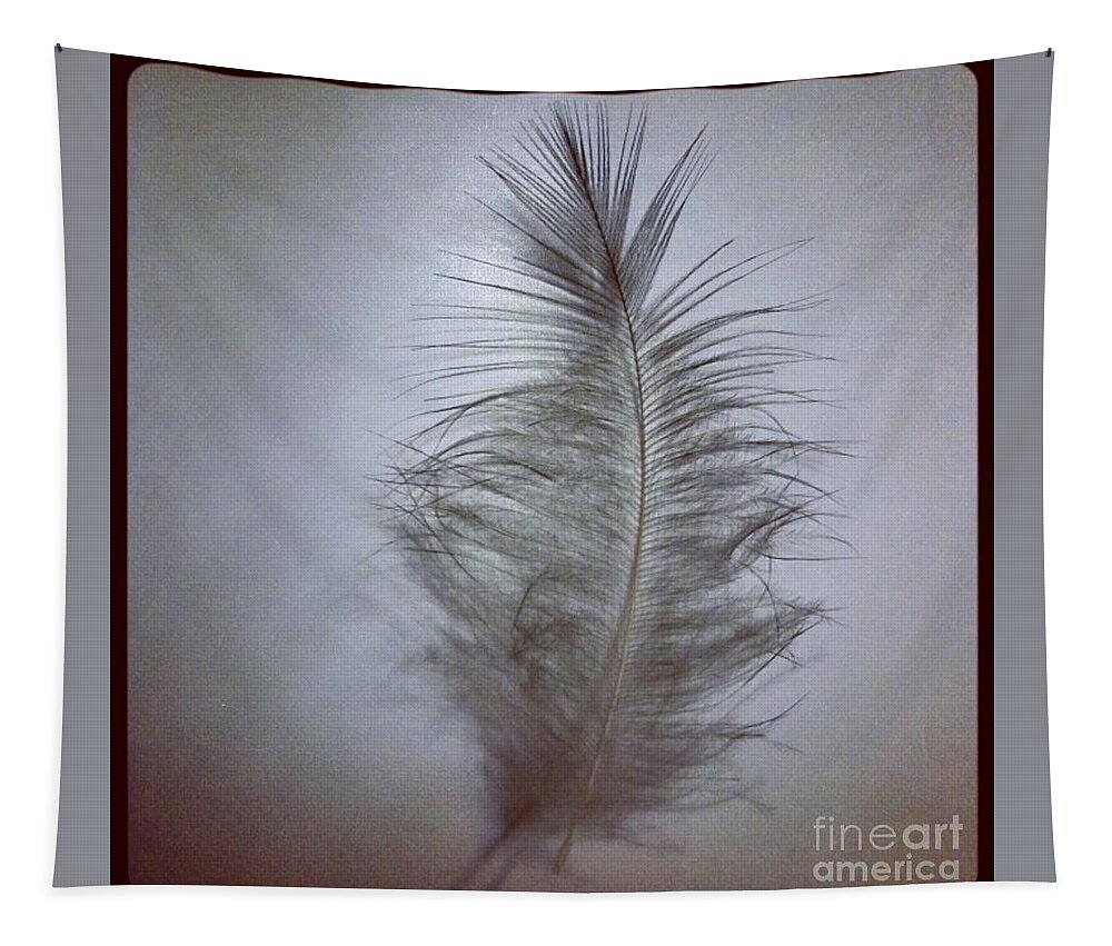 Feather Tapestry featuring the photograph Softly As You Go by Denise Railey
