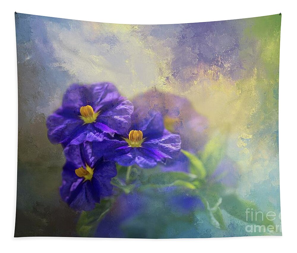 Solanum Tapestry featuring the photograph Solanum by Eva Lechner
