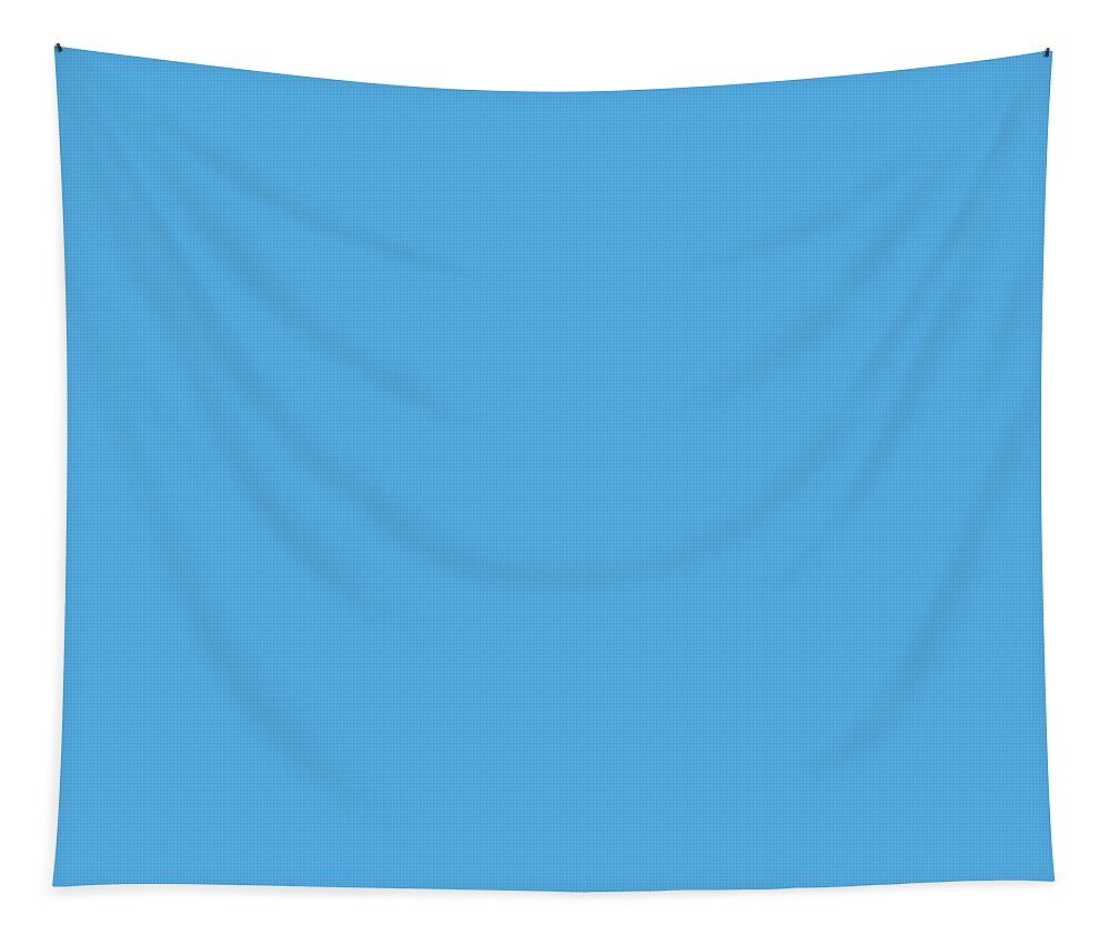 Solid Colors Tapestry featuring the digital art Solid Sky Blue by Garaga Designs