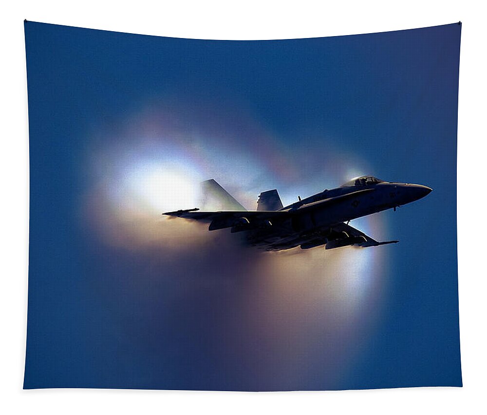 Planes Tapestry featuring the photograph Sonic Boom by Michael Damiani