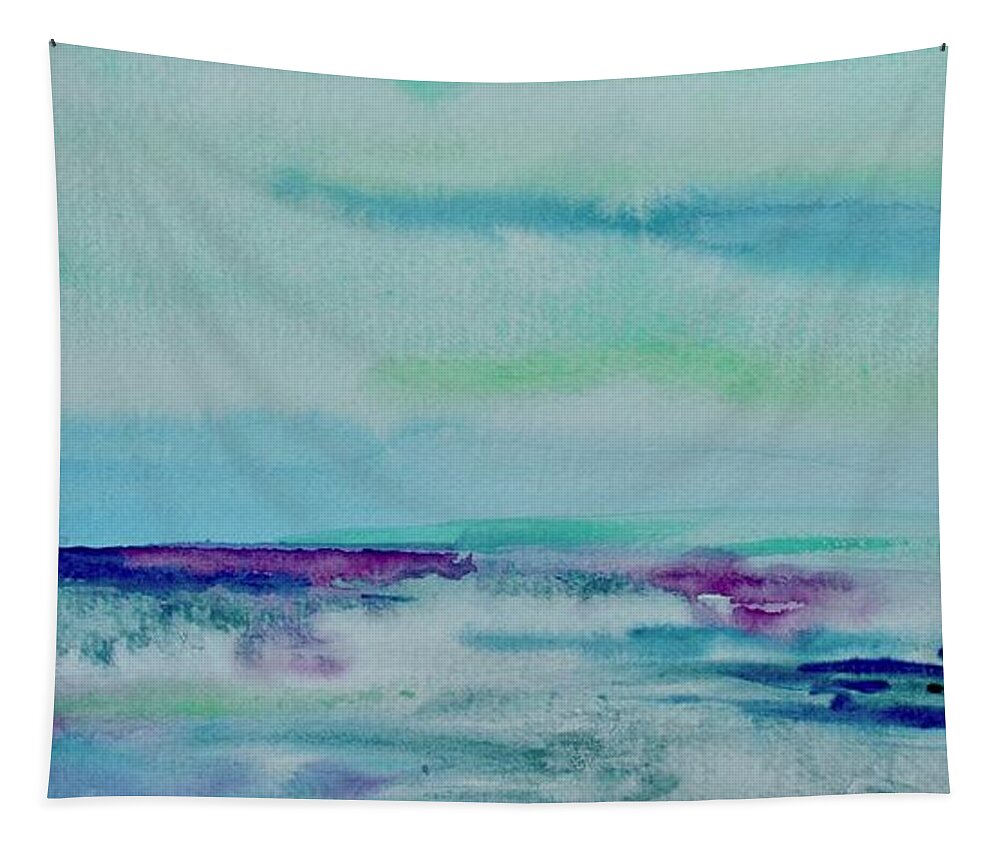 Landscape Tapestry featuring the painting Soothe by Beverley Harper Tinsley