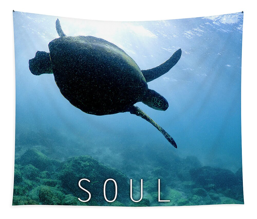 Under Water Tapestry featuring the photograph Soul. by Sean Davey