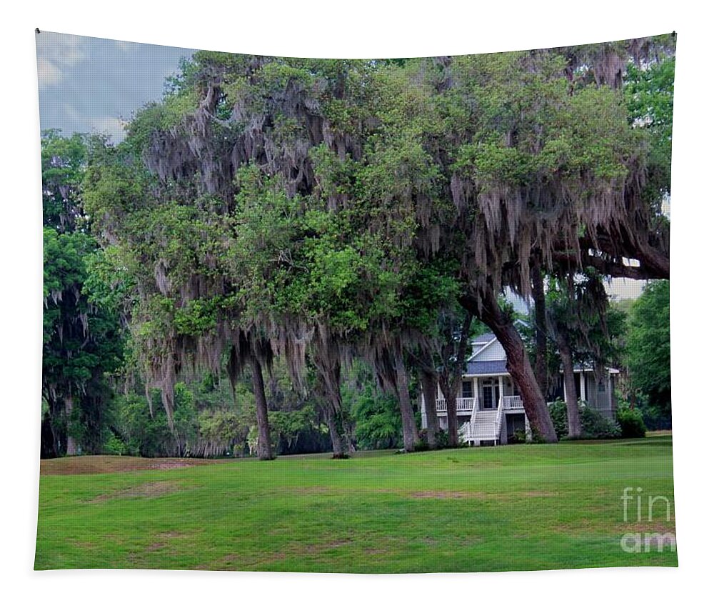 Landscape Tapestry featuring the photograph Southern Living Style by Ella Kaye Dickey