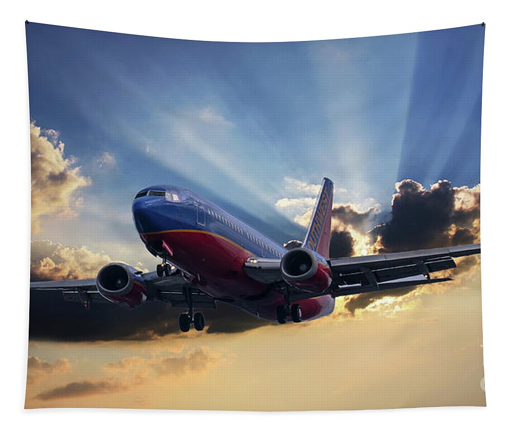 Southwest Tapestry featuring the photograph Southwest Dramatic Rays of Light by Dale Powell