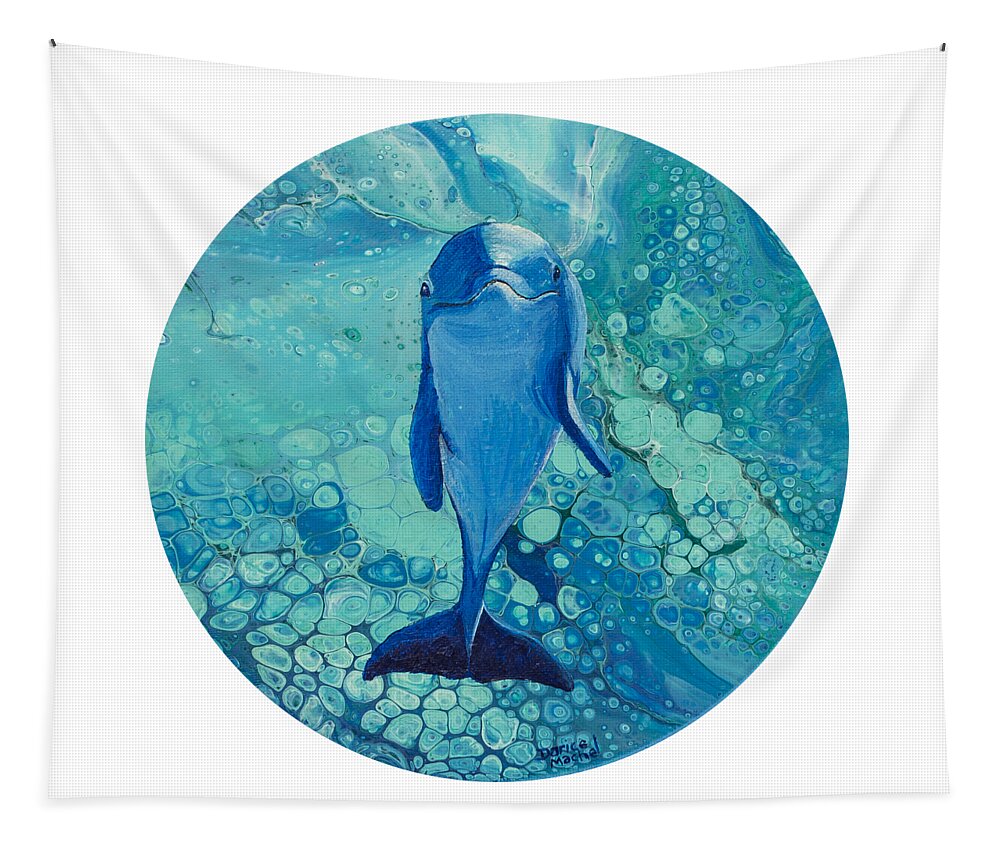 Animal Tapestry featuring the painting Spirit Of The Ocean by Darice Machel McGuire