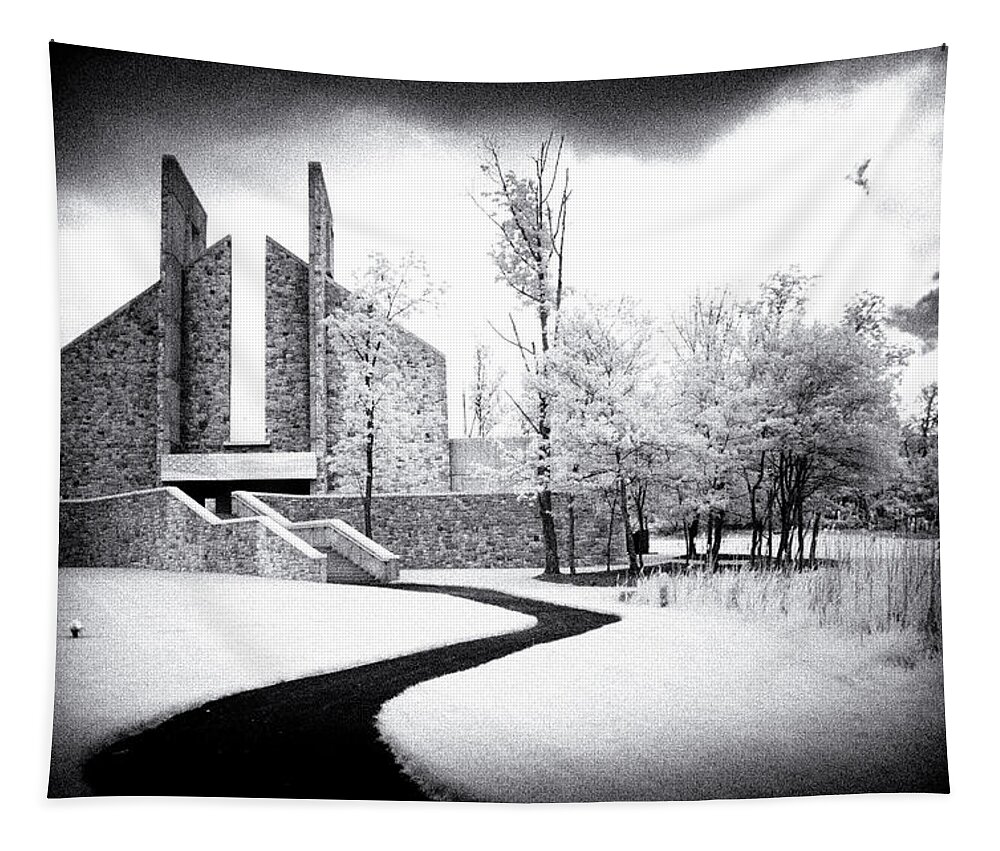 Infrared Tapestry featuring the photograph Split Towers by Paul W Faust - Impressions of Light