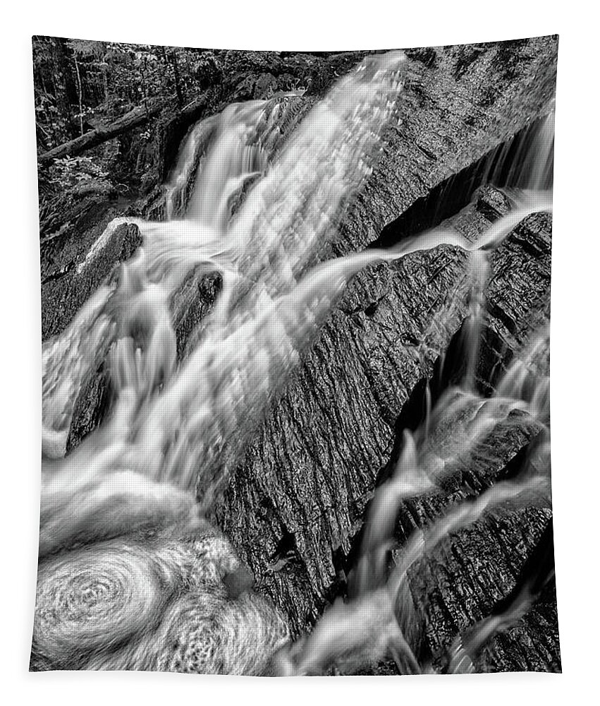 Waterfall Tapestry featuring the photograph Spring Cascades #3 by Irwin Barrett