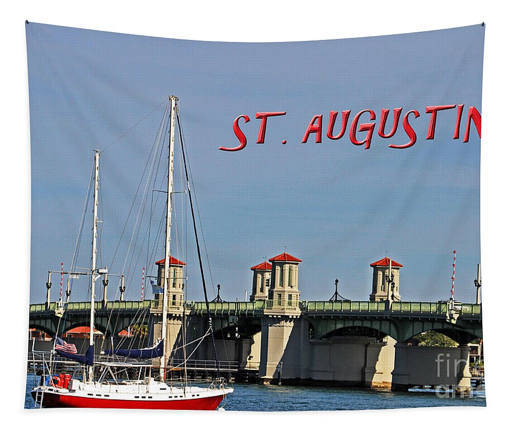Florida Tapestry featuring the photograph St. Augustine by Lydia Holly