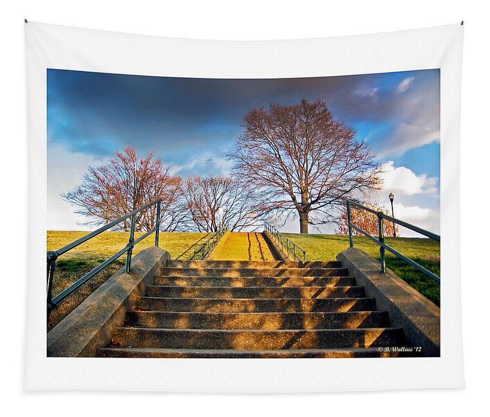 Stairway Tapestry featuring the photograph Stairway To Federal Hill by Brian Wallace