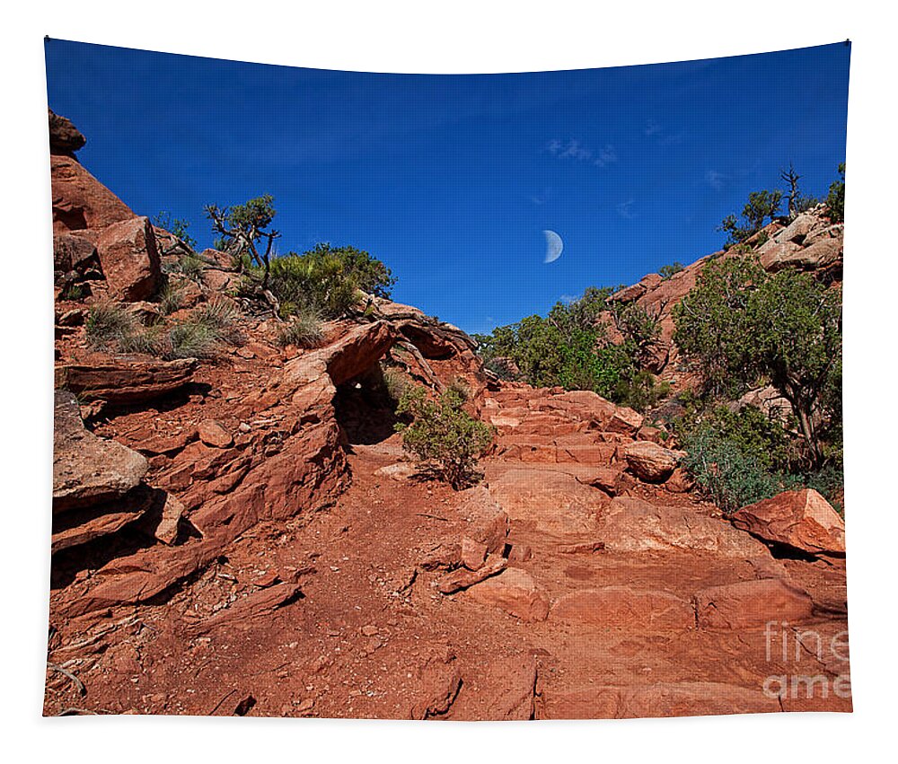 Red Rocks Tapestry featuring the photograph Stairway to Heaven by Jim Garrison