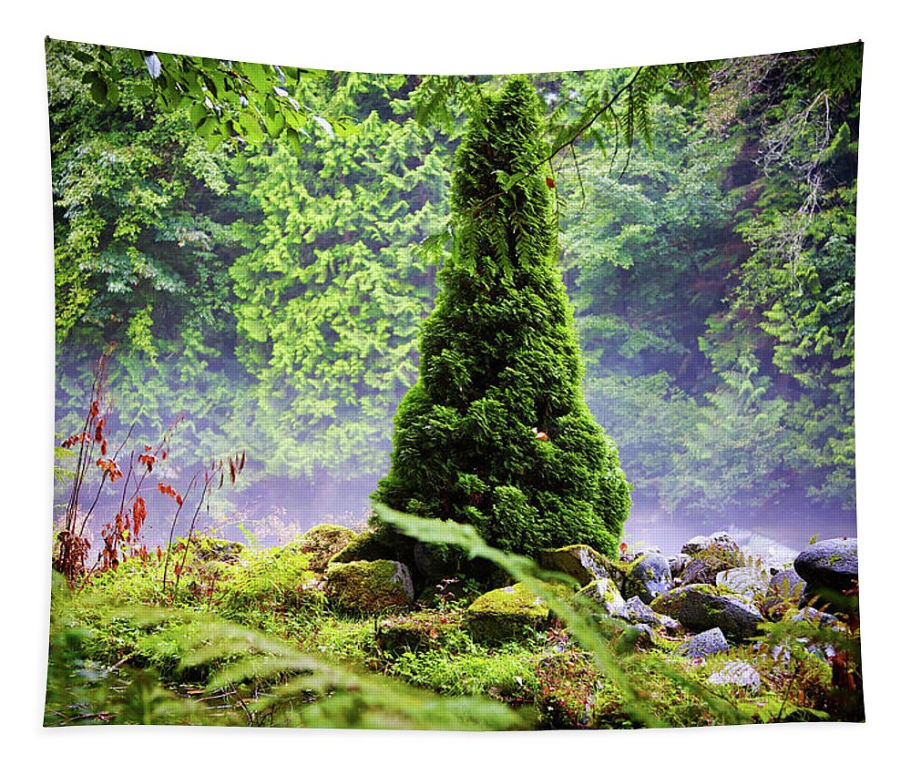 Tree Tapestry featuring the photograph Stand Alone by Monte Arnold