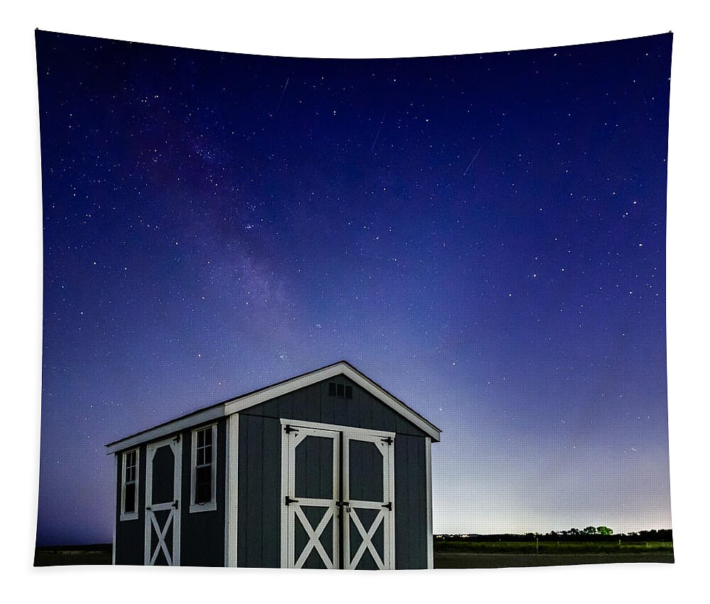 Astronomy Tapestry featuring the photograph Starry sky by SAURAVphoto Online Store