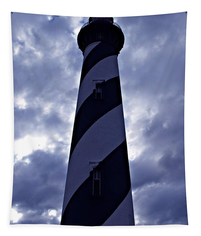 St.augustine Tapestry featuring the photograph St.Augustine Light House by Bob Johnson