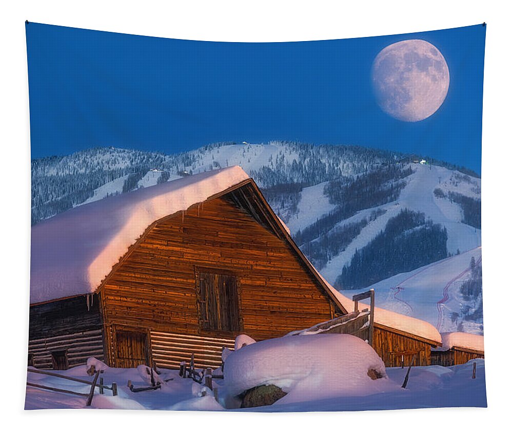 Barn Tapestry featuring the photograph Steamboat Dreams by Darren White