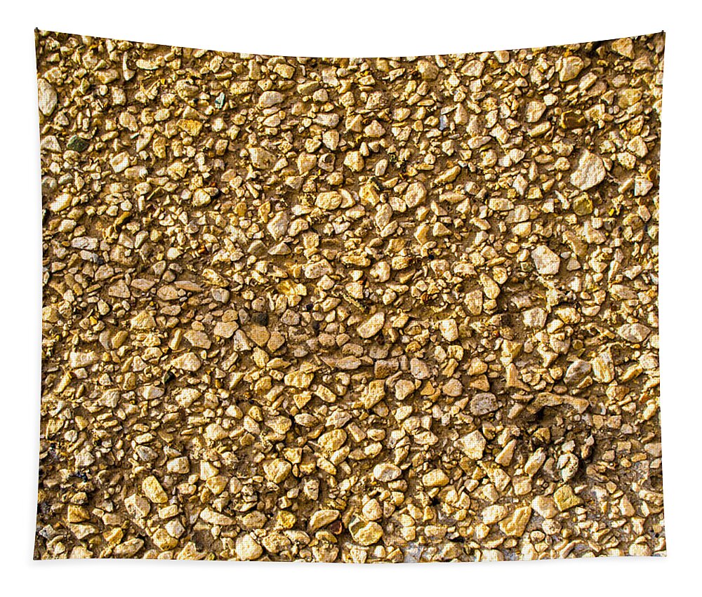 Background Tapestry featuring the photograph Stone Chip on a Wall by John Williams