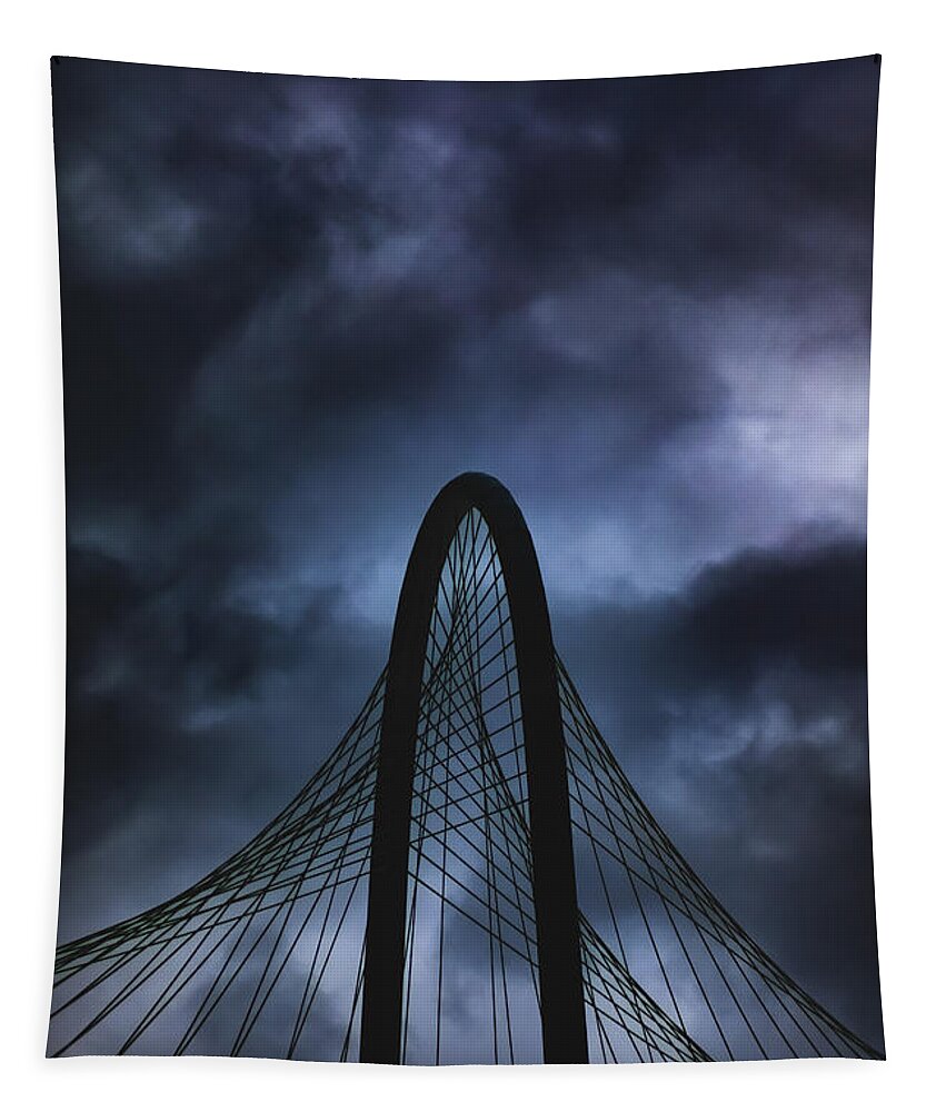 Dallas Tapestry featuring the photograph Storm Light by Peter Hull