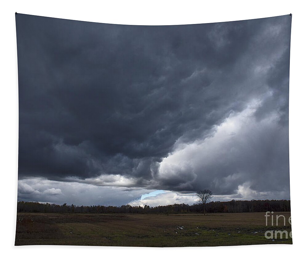 Nina Stavlund Tapestry featuring the photograph Storm... by Nina Stavlund