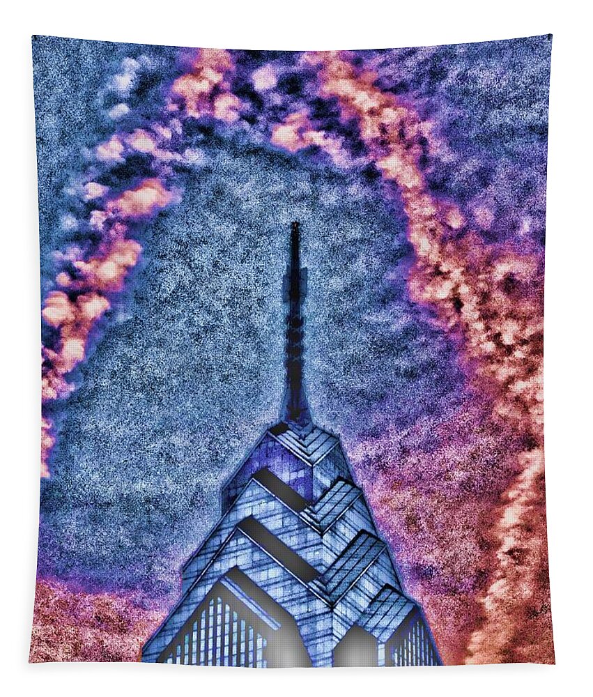 Philadelphia Tapestry featuring the digital art Straight Up by Vincent Green
