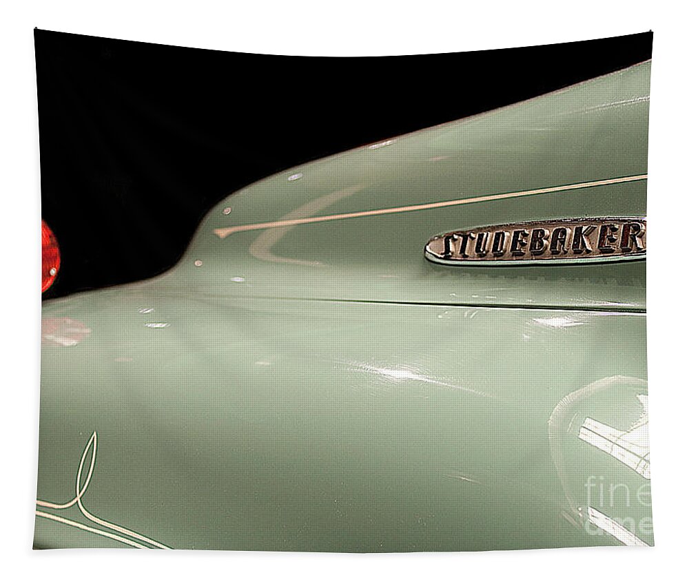 American Tapestry featuring the photograph Studebaker by Patricia Hofmeester