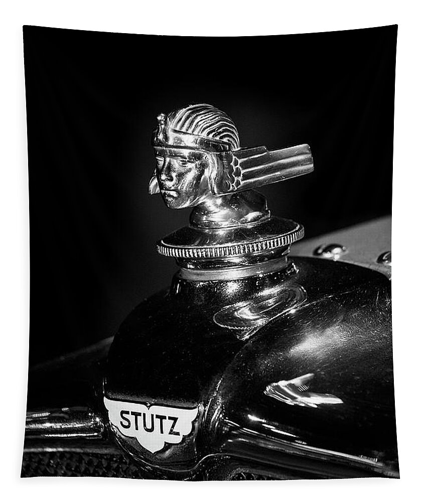 Stutz Tapestry featuring the photograph Stutz Monotone by Dennis Hedberg
