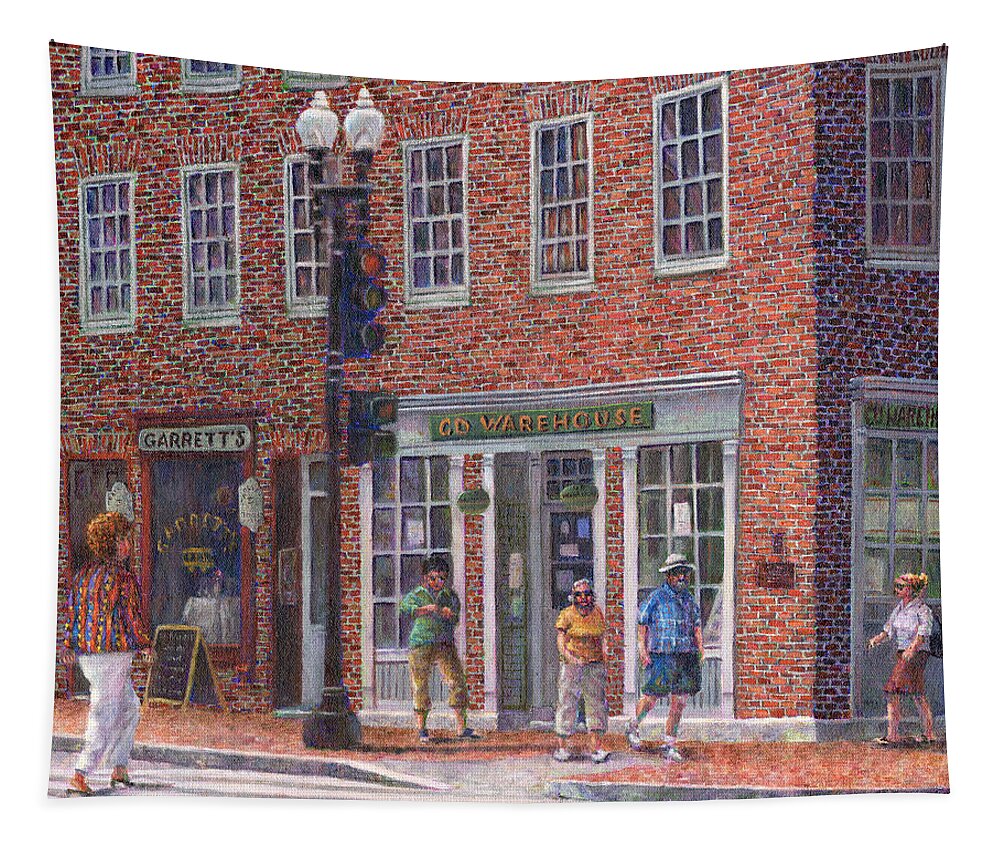 M Street Tapestry featuring the photograph Summer Afternoon on M Street by Susan Savad