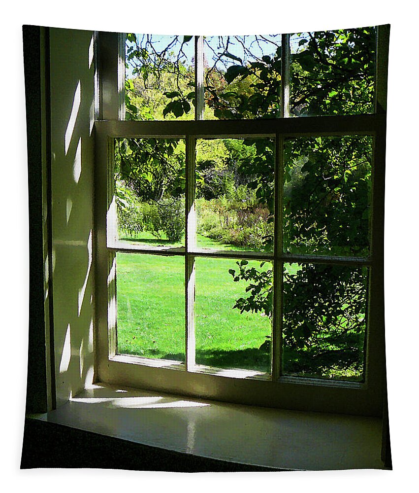 Summer Tapestry featuring the photograph Summer Day Through the Window by Susan Savad