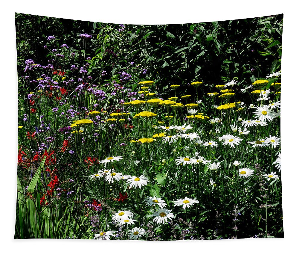 Flowers Tapestry featuring the photograph Summer Flowers by John Topman
