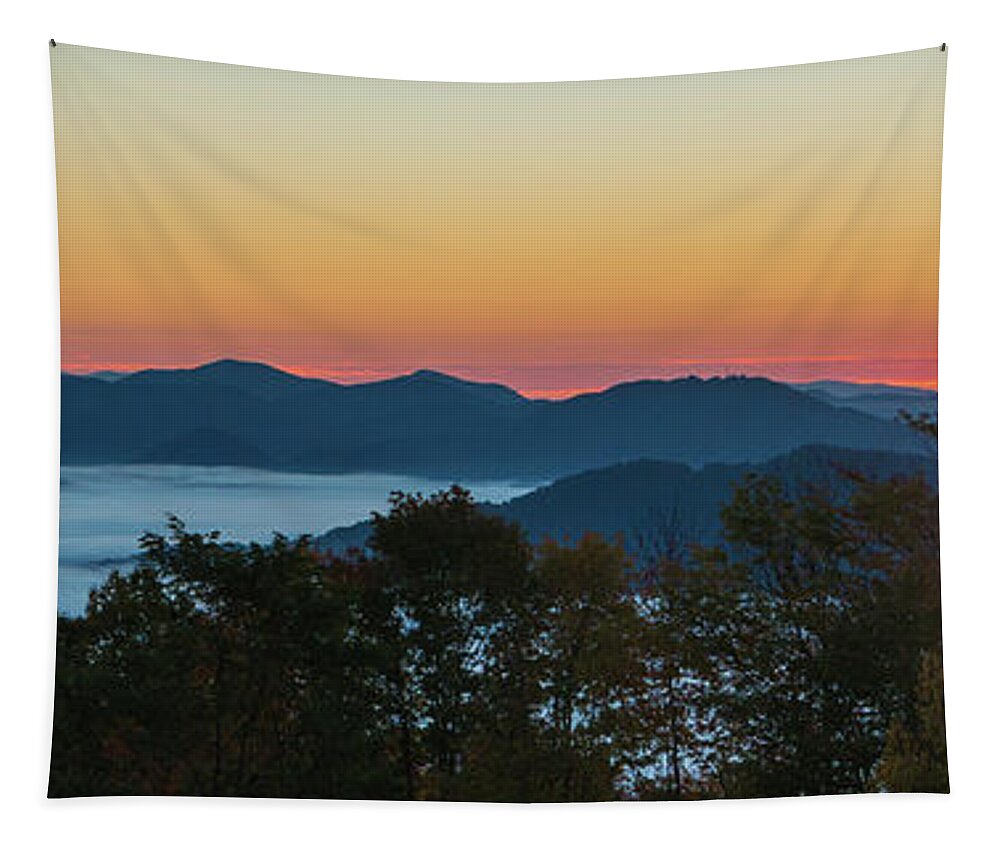 Dawn Tapestry featuring the photograph Summer Sunrise - Almost Dawn by D K Wall