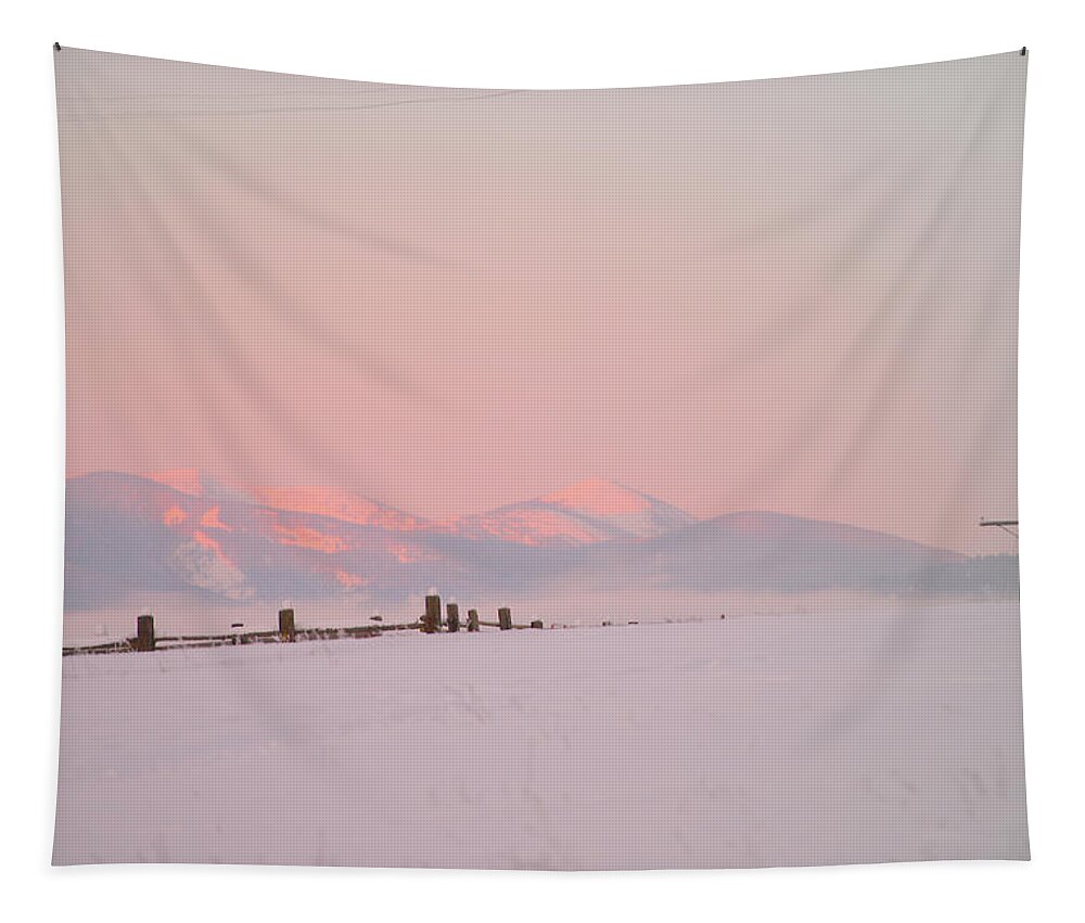 Troystapek Tapestry featuring the photograph Sun Up on 12th by Troy Stapek
