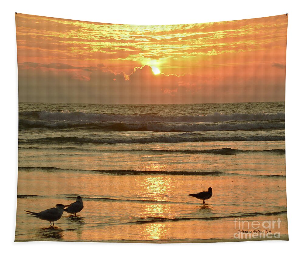 Photograph Tapestry featuring the photograph Sunday sunrise 5-1-16 by Julianne Felton