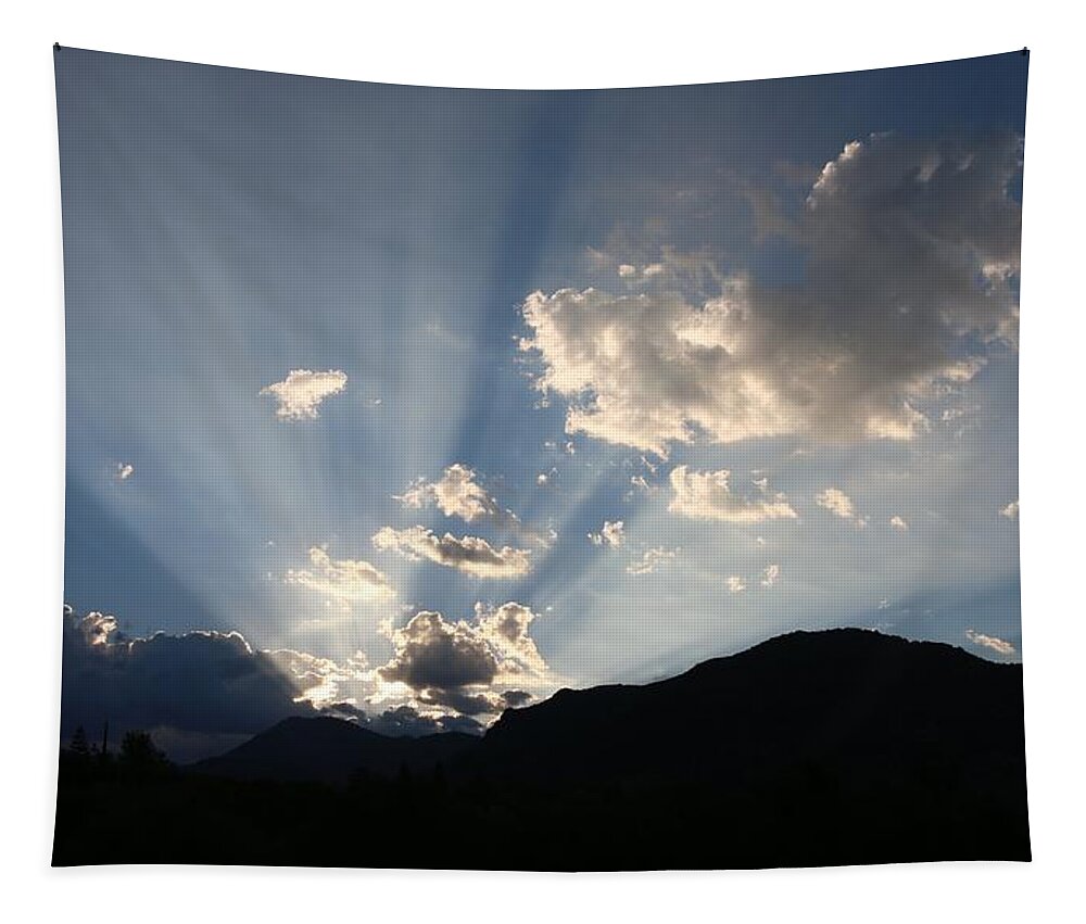 Sunrise Tapestry featuring the photograph Sunrise Spotlight - 3 by Christy Pooschke