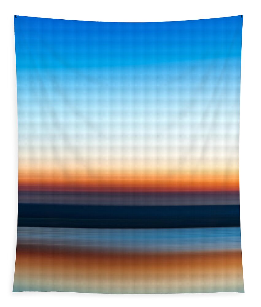 Sunset Tapestry featuring the photograph Sunset at Ottawa Lake by Scott Norris