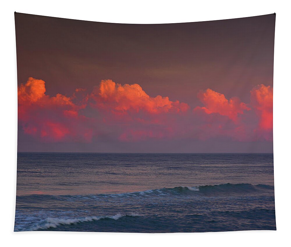 Sunset Clouds Tapestry featuring the photograph Sunset Clouds by Raymond Salani III