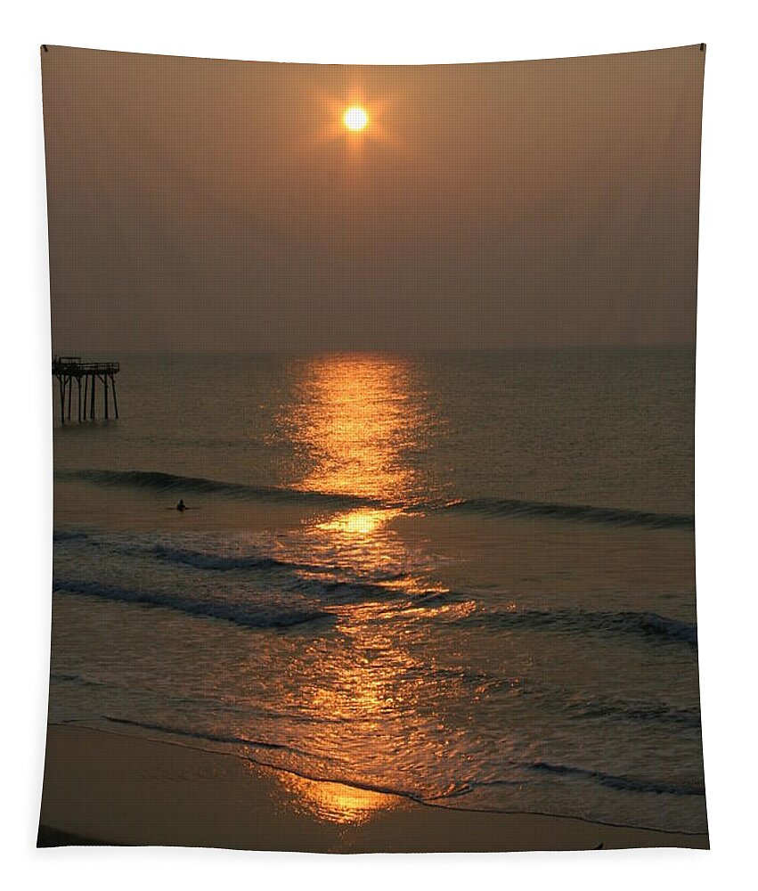 Sunset Tapestry featuring the photograph Sunshine by Julie Lueders 