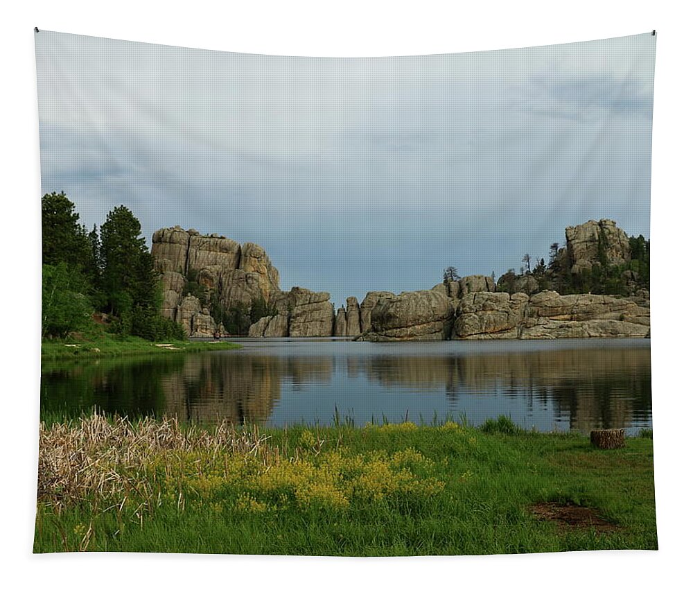 South Tapestry featuring the photograph Sylvan Lake In The Black Hills by Christiane Schulze Art And Photography