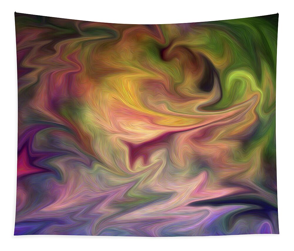 Modern Tapestry featuring the digital art Syntropia by Vincent Franco