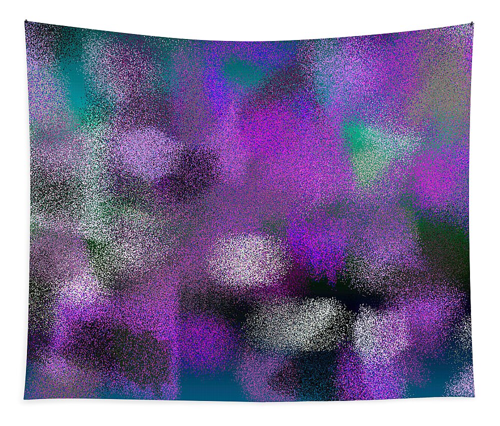 Abstract Tapestry featuring the digital art T.1.377.24.4x3.5120x3840 by Gareth Lewis
