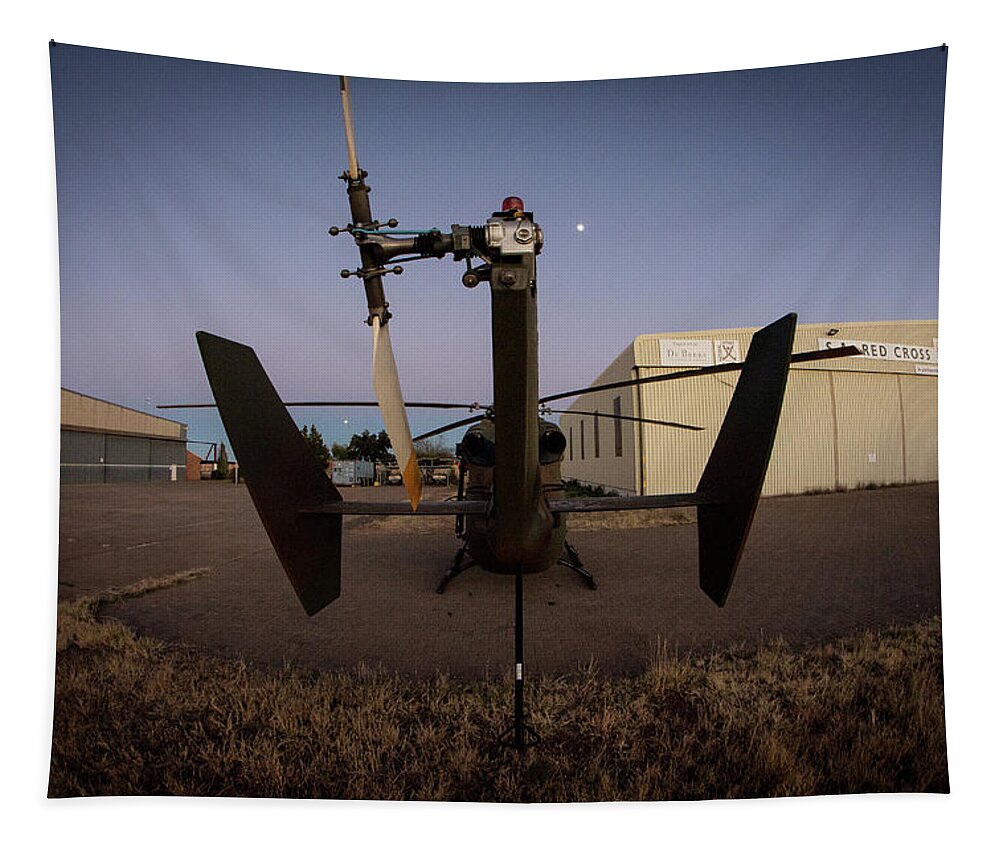 Bk-117 Tapestry featuring the photograph Tailblade by Paul Job