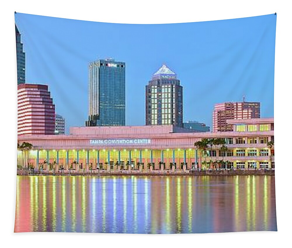 Tampa Tapestry featuring the photograph Tampa Stretch 2016 by Frozen in Time Fine Art Photography