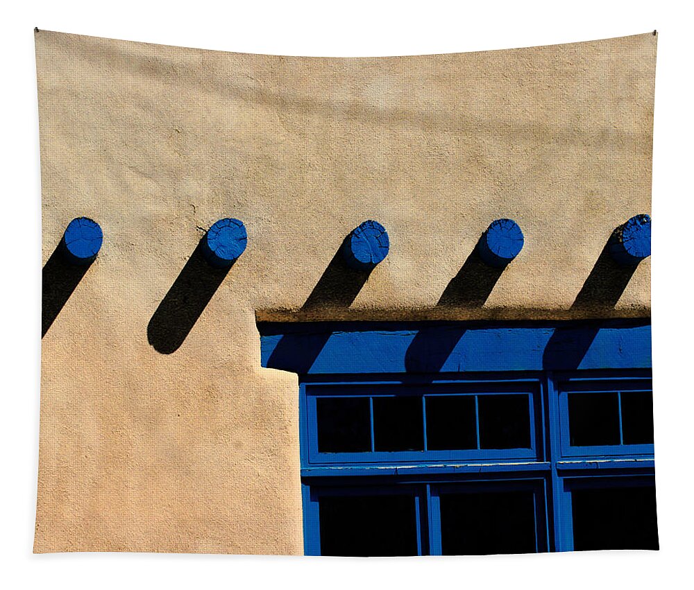 Shadows Tapestry featuring the photograph Taos Afternoon by Terry Fiala